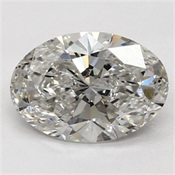 Picture of Lab Grown Diamond 1.40 Carats, Oval with  Cut, Fancy Vivid Blue Color, VS2 Clarity and Certified by IGI