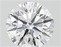 Lab Grown Diamond 2.69 Carats, Round with Excellent Cut, D Color, VVS1 Clarity and Certified by IGI