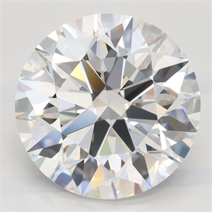 Picture of Lab Grown Diamond 3.66 Carats, Round with Excellent Cut, D Color, IF Clarity and Certified by GIA