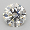 Natural Diamond 0.90 Carats, Round with Excellent Cut, J Color, IF Clarity and Certified by GIA