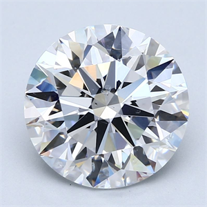 Picture of Natural Diamond 5.02 Carats, Round with Excellent Cut, D Color, SI2 Clarity and Certified by GIA
