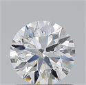 Diamante Natural 0.75 quilates, Redondo , Color D, claridad SI1 y certificado GIA