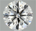 Natural Diamond 2.00 Carats, Round with Excellent Cut, G Color, VVS2 Clarity and Certified by IGI