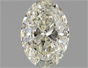 Natural Diamond 1.42 Carats, Oval with  Cut, K Color, VVS2 Clarity and Certified by GIA
