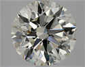 Diamante Natural 3.01 quilates, Redondo , Color L, claridad VVS2 y certificado GIA