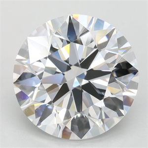 Picture of Lab Grown Diamond 4.50 Carats, Round with Ideal Cut, D Color, FL Clarity and Certified by IGI
