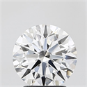 Lab Grown Diamond 2.08 Carats, Round with Ideal Cut, F Color, VVS1 Clarity and Certified by IGI