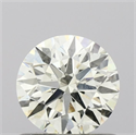 Natural Diamond 0.71 Carats, Round with Very Good Cut, J Color, SI2 Clarity and Certified by GIA