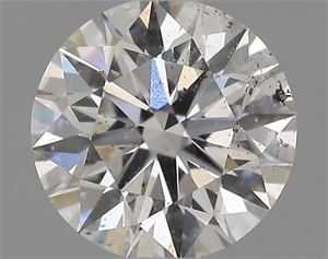 Picture of Natural Diamond 0.82 Carats, Round with Excellent Cut, D Color, I1 Clarity and Certified by GIA