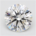 Lab Grown Diamond 4.30 Carats, Round with Ideal Cut, E Color, VVS1 Clarity and Certified by IGI