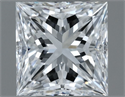 Diamante Natural 0.50 quilates, Princesa , Color E, claridad IF y certificado GIA