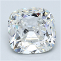 Natural Diamond 4.01 Carats, Cushion with  Cut, G Color, VS1 Clarity and Certified by GIA