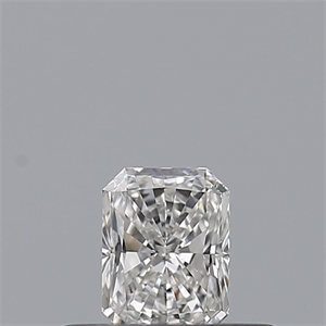 Picture of Natural Diamond 0.23 Carats, Radiant with  Cut, F Color, VS1 Clarity and Certified by GIA