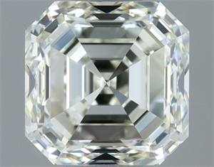 Picture of Natural Diamond 1.00 Carats, Asscher with  Cut, K Color, VVS1 Clarity and Certified by IGI