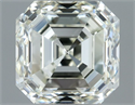 Natural Diamond 1.00 Carats, Asscher with  Cut, K Color, VVS1 Clarity and Certified by IGI