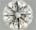 Natural Diamond 0.41 Carats, Round with Excellent Cut, J Color, VS1 Clarity and Certified by IGI