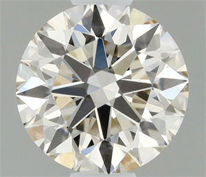 Picture of Natural Diamond 0.41 Carats, Round with Excellent Cut, J Color, VS1 Clarity and Certified by IGI
