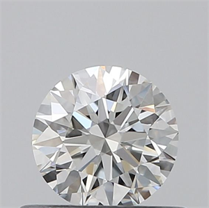 Picture of Natural Diamond 0.40 Carats, Round with Excellent Cut, H Color, VVS1 Clarity and Certified by GIA