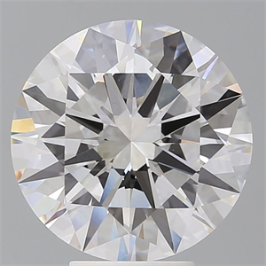 Picture of Lab Grown Diamond 5.52 Carats, Round with Excellent Cut, E Color, VVS2 Clarity and Certified by IGI