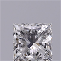 Diamante Natural 0.44 quilates, Princesa , Color F, claridad VVS2 y certificado IGI