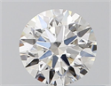 Diamante Natural 0.41 quilates, Redondo , Color H, claridad VVS2 y certificado GIA
