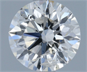 Natural Diamond 1.01 Carats, Round with Excellent Cut, K Color, I1 Clarity and Certified by GIA
