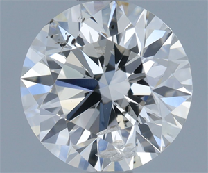 Picture of Natural Diamond 1.01 Carats, Round with Excellent Cut, K Color, I1 Clarity and Certified by GIA