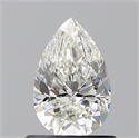 Natural Diamond 0.76 Carats, Pear with  Cut, H Color, VVS2 Clarity and Certified by GIA
