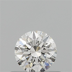 Picture of Natural Diamond 0.42 Carats, Round with Excellent Cut, G Color, IF Clarity and Certified by GIA