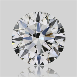 Picture of Natural Diamond 0.70 Carats, Round with Excellent Cut, H Color, SI2 Clarity and Certified by GIA