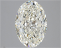 Diamante Natural 5.01 quilates, Ovalado , Color J, claridad VS2 y certificado GIA