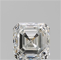 Diamante Natural 1.01 quilates, Asscher , Color H, claridad VS2 y certificado GIA
