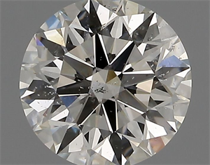 Picture of Natural Diamond 1.35 Carats, Round with Excellent Cut, I Color, SI1 Clarity and Certified by IGI
