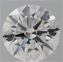 Lab Grown Diamond 4.09 Carats, Round with Ideal Cut, E Color, VVS2 Clarity and Certified by IGI