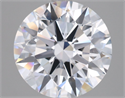 Lab Grown Diamond 3.50 Carats, Round with Ideal Cut, D Color, VS2 Clarity and Certified by IGI