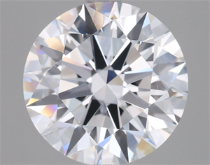 Picture of Lab Grown Diamond 3.50 Carats, Round with Ideal Cut, D Color, VS2 Clarity and Certified by IGI