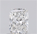 Natural Diamond 0.55 Carats, Radiant with  Cut, E Color, VS2 Clarity and Certified by IGI