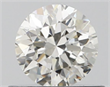 Natural Diamond 0.50 Carats, Round with Very Good Cut, J Color, VVS1 Clarity and Certified by GIA