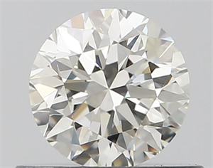 Picture of Natural Diamond 0.50 Carats, Round with Very Good Cut, J Color, VVS1 Clarity and Certified by GIA