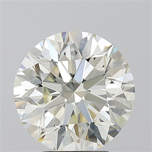 Picture of Natural Diamond 3.50 Carats, Round with Excellent Cut, M Color, VS1 Clarity and Certified by GIA