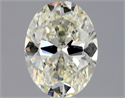 Natural Diamond 0.91 Carats, Oval with  Cut, M Color, SI1 Clarity and Certified by GIA