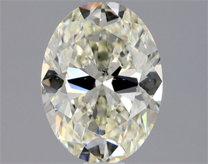 Picture of Natural Diamond 0.91 Carats, Oval with  Cut, M Color, SI1 Clarity and Certified by GIA