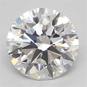 Picture of Natural Diamond 0.70 Carats, Round with Excellent Cut, F Color, VS2 Clarity and Certified by GIA