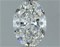 Diamante Natural 1.00 quilates, Ovalado , Color F, claridad SI2 y certificado IGI