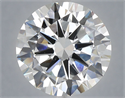 Lab Grown Diamond 6.01 Carats, Round with Very Good Cut, F Color, VVS2 Clarity and Certified by IGI