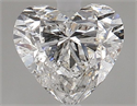 Diamante Natural 1.00 quilates, Corazón , Color G, claridad SI2 y certificado HRD