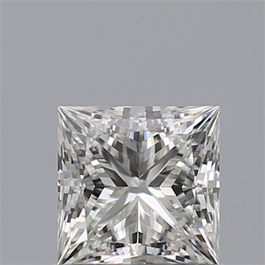 Picture of Natural Diamond 0.74 Carats, Princess with  Cut, H Color, VS1 Clarity and Certified by GIA