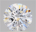 Del inventario de diamantes de laboratorio, 1.70 quilates, Redondo , Color E, claridad VVS1 y certificado IGI