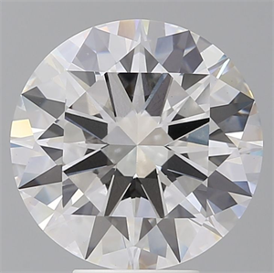 Picture of Lab Grown Diamond 6.01 Carats, Round with Excellent Cut, F Color, VVS2 Clarity and Certified by IGI