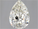 Natural Diamond 0.70 Carats, Pear with  Cut, I Color, VS1 Clarity and Certified by GIA